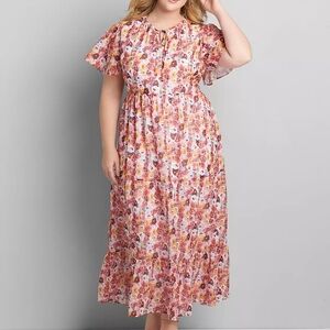 Lane Bryant Floral Maxi Dress